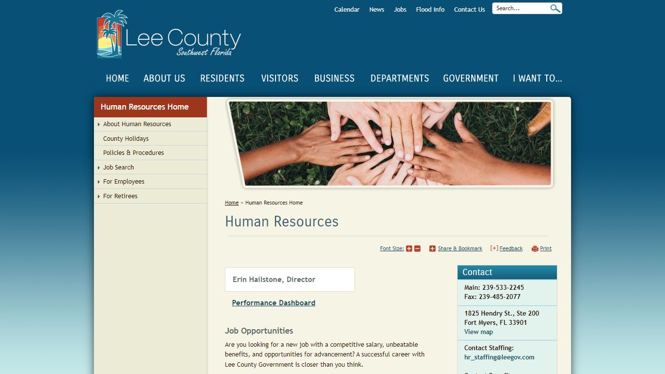 Human Resources - Lee County Southwest Florida
